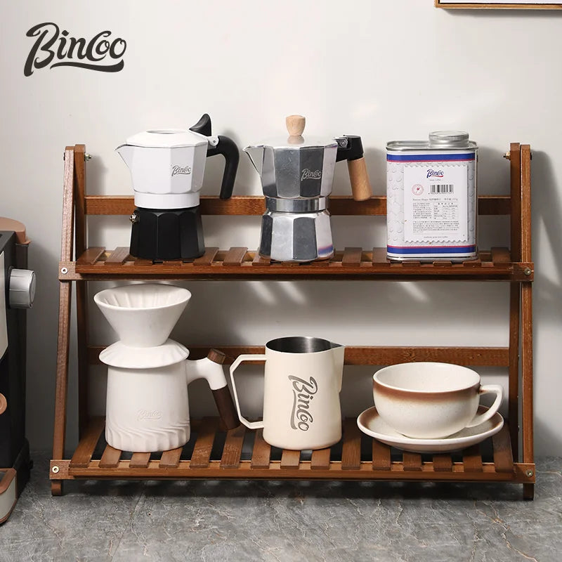 Bincoo Kaffee Utensilien Aufbewahrungsregal, Home Storage Rack, Barwerkzeug, Kaffeetasse - GYLDNE GRÆNSE Gourmet Online Shop