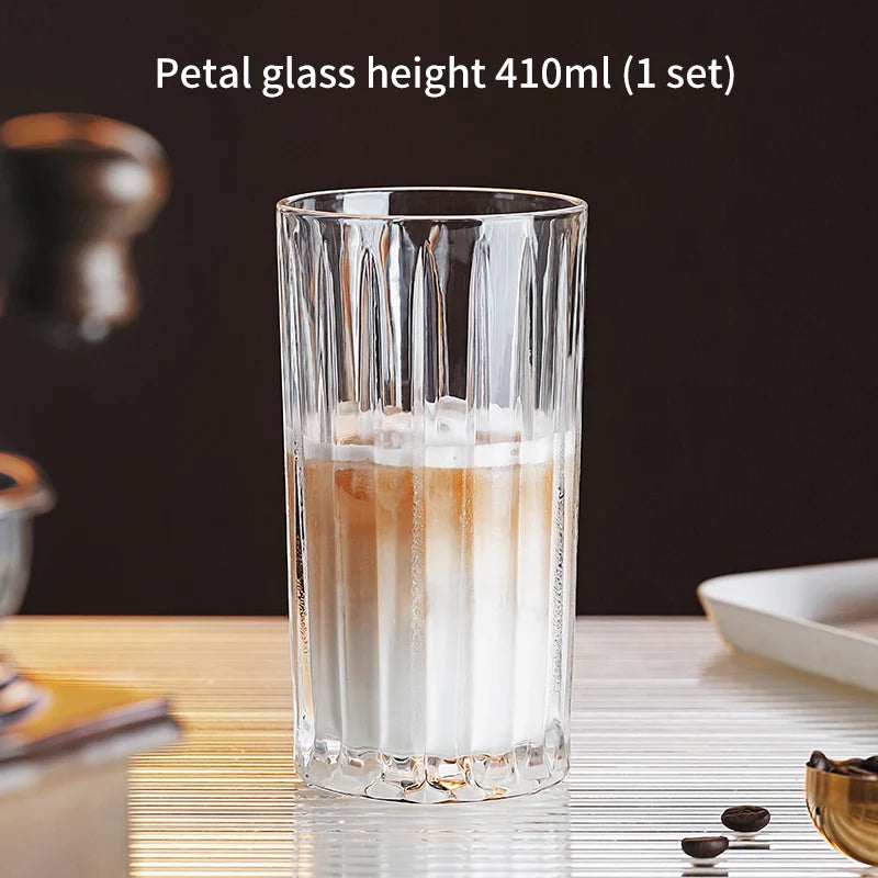 Bincoo Kaffeeglas Australische weiße Tasse Latte Tasse Einfache Retro Dirty Ice Amerikanische Vertikale Kaffeetasse - GYLDNE GRÆNSE Gourmet Online Shop