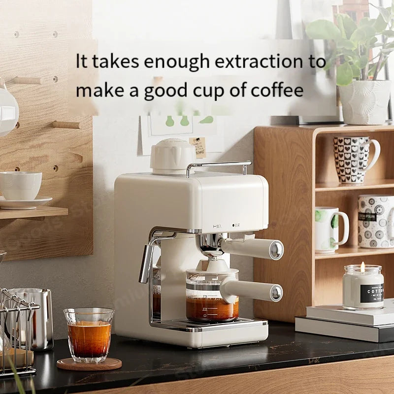 EA39 Kaffeemaschine Kleiner Haushalt Italienischer Latte Milchschaum Halbautomatisch Elektrisches Bohnenmahlen Büro Schlafsaal - GYLDNE GRÆNSE Gourmet Online Shop