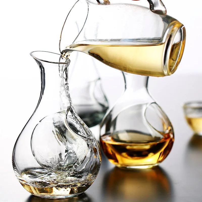 Kreatives Intervall Eis Weinglas Dekanter Weinspender Kristall Weinflasche Sake Krug Küchenutensilien Zubehör - GYLDNE GRÆNSE Gourmet Online Shop