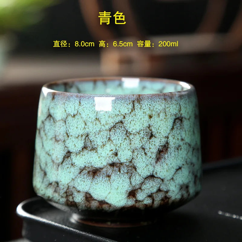 Retro Teetasse Ofen Transformation Keramik Kaffeetasse Haushalt Wasserschale Rohe Keramik Kreatives Büro Trinkgeschirr 200ML - GYLDNE GRÆNSE Gourmet Online Shop