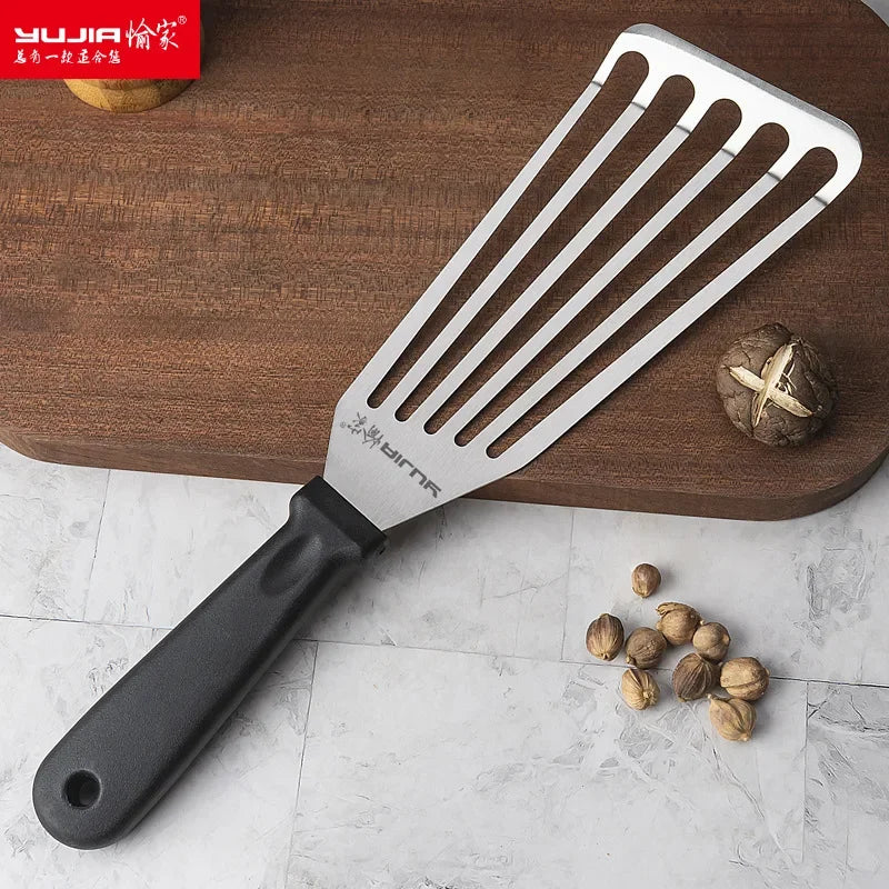 Edelstahl Fischspatel Küche Braten Pfannenwender Steak Pfannenwender Teppanyaki Werkzeug Aal Pfannenwender Mehrzweckpfannenwender - GYLDNE GRÆNSE Gourmet Online Shop