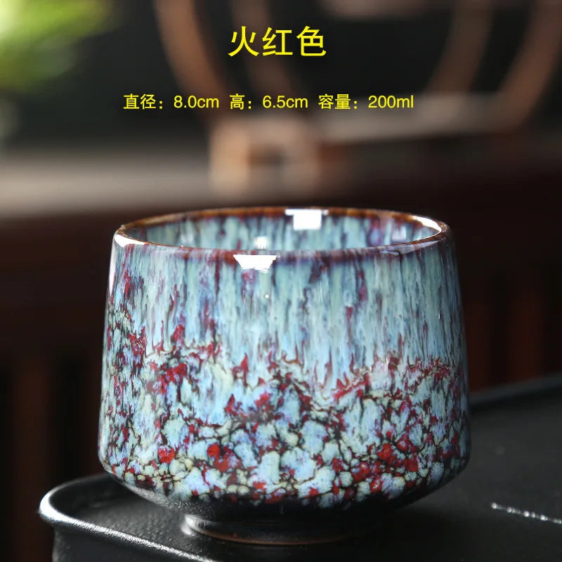 Retro Teetasse Ofen Transformation Keramik Kaffeetasse Haushalt Wasserschale Rohe Keramik Kreatives Büro Trinkgeschirr 200ML - GYLDNE GRÆNSE Gourmet Online Shop
