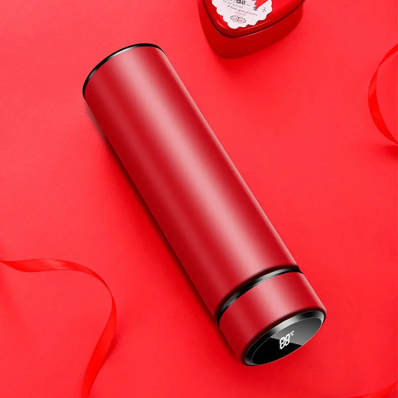 500 ml Digital Thermosbecher Intelligente Temperaturanzeige Wasserflasche Wärmekonservierung Vakuum Thermoskanne für Kaffee Tee - GYLDNE GRÆNSE Gourmet Online Shop