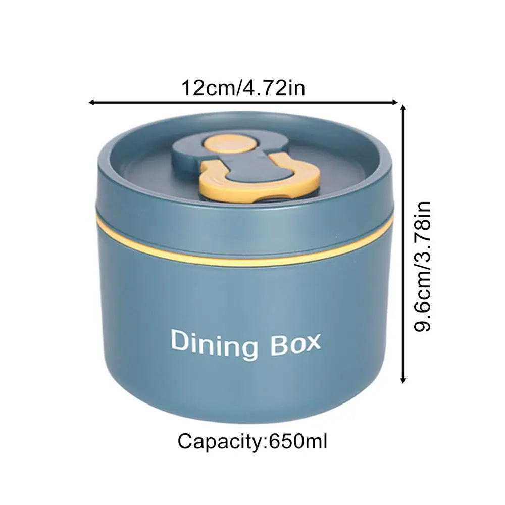 Warmer Essen-Lunch-Behälter Isoliertes Lunch-Glas mit Löffel Auslaufsicherer Snack-Behälter mit großem Fassungsvermögen Tragbares isoliertes Lebensmittelglas für - GYLDNE GRÆNSE Gourmet Online Shop