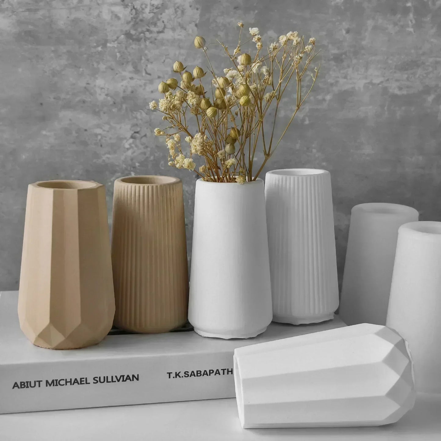 3D Blumen Arrangiergerät Vase Epoxidharz Silikonform DIY Zement Vase Form Home Decor Ornament Blume Arranger Form Handwerk - GYLDNE GRÆNSE Gourmet Online Shop