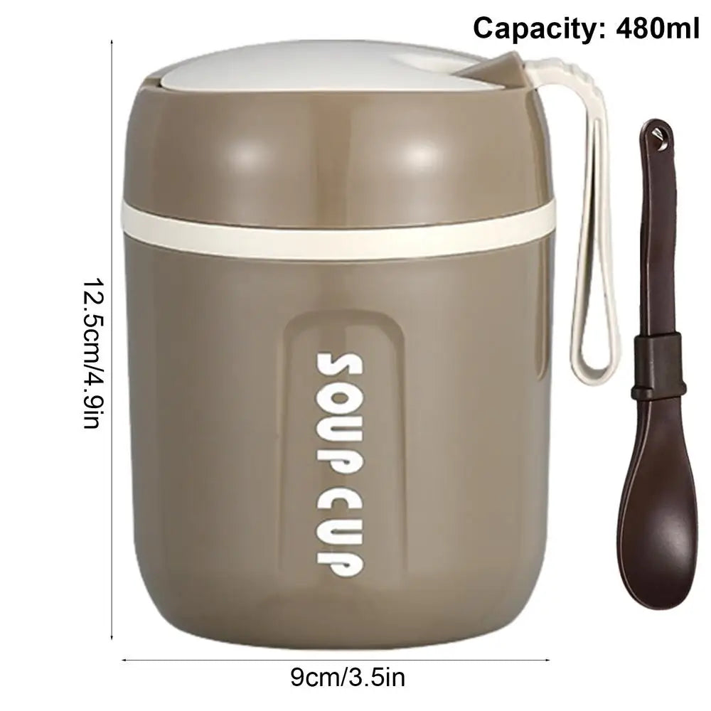Thermobehälter für heiße Speisen Isolierter Lebensmittelbehälter aus Edelstahl Wiederverwendbarer Lunchbox-Behälter Großer isolierter Snack - GYLDNE GRÆNSE Gourmet Online Shop