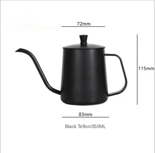Cafeteira Tropfkaffeekanne 600ml Expresso Tropfkessel Edelstahlgriff Langer Schwanenhals Auslauf Tropfkessel Kaffee Teekanne Vintage - GYLDNE GRÆNSE Gourmet Online Shop