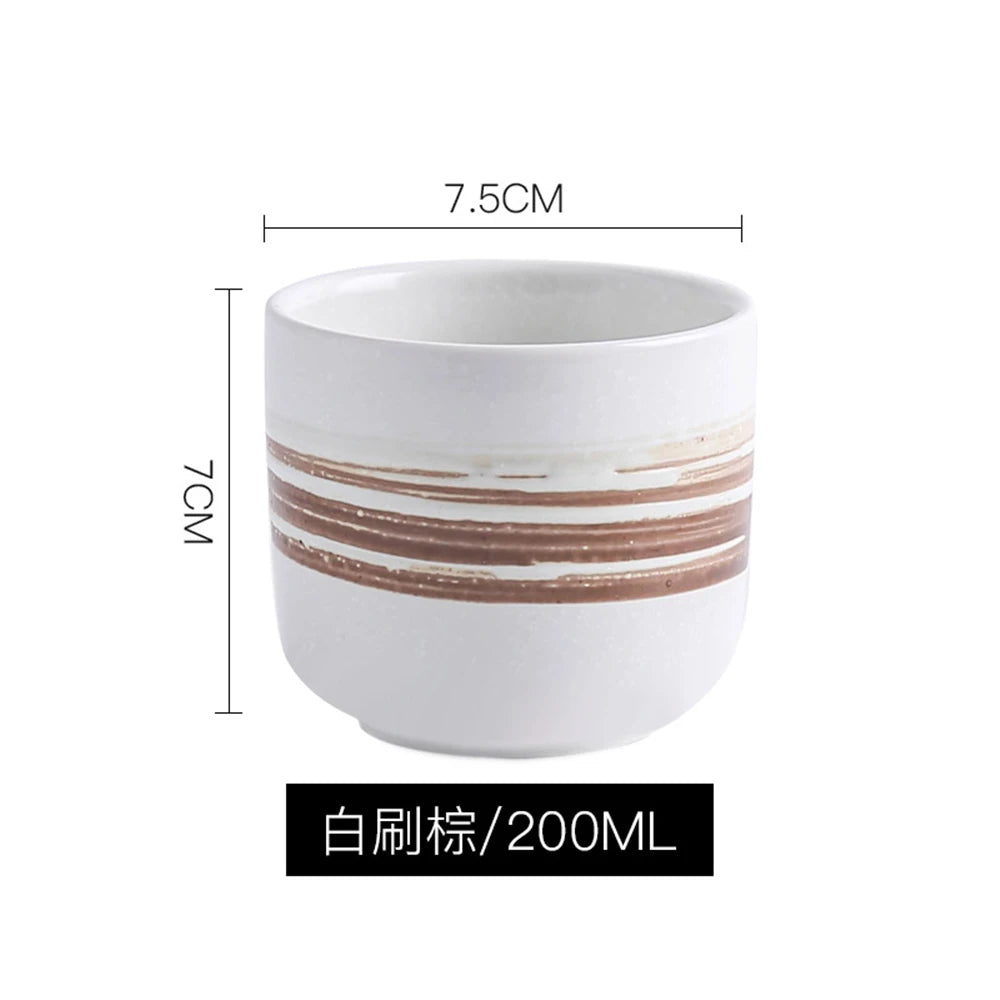 200ml Neue Kaffeetassen Keramik Tassen Bier Tee Becher Whisky Glas Trinkgeschirr Tasse Keramik Latte Specialized Kaffee - GYLDNE GRÆNSE Gourmet Online Shop