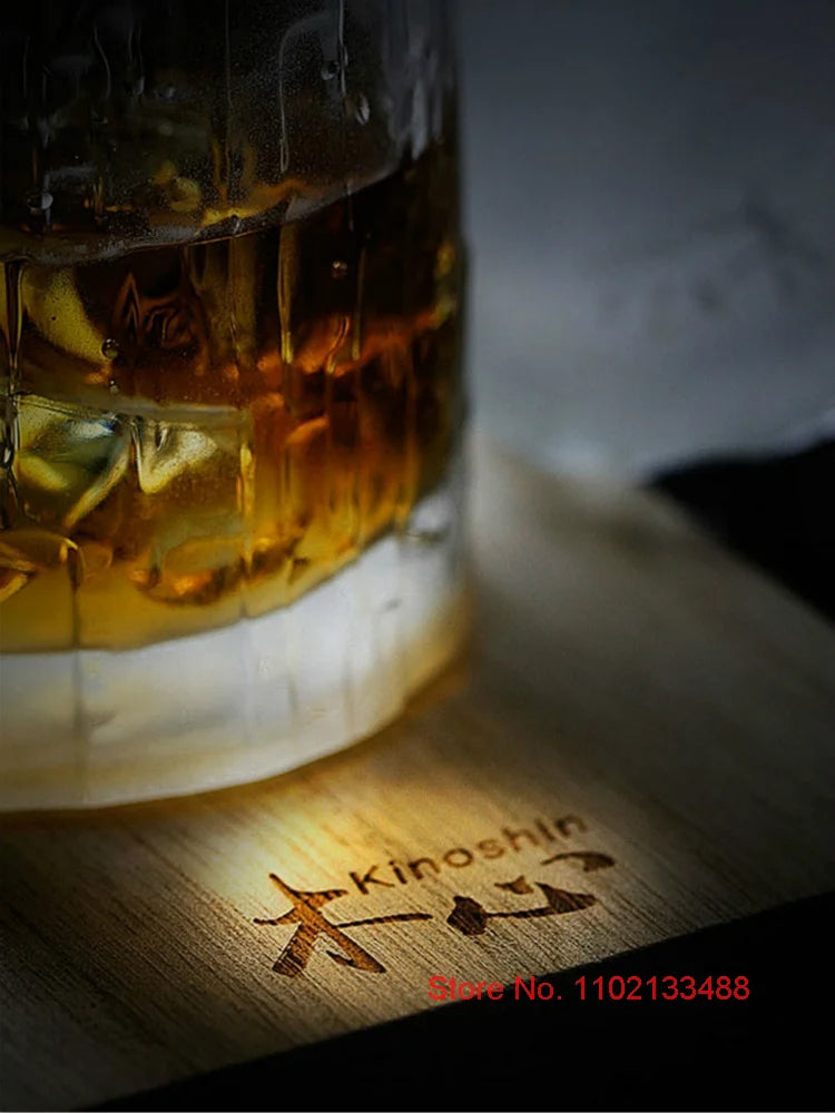 Japanisch Edo Kristall Kinoshin Whisky Glas Aoki Whisky Tasse Old Fashioned Hammer Rinde Muster Weinglas Schnitzerei Brandy Snifters - GYLDNE GRÆNSE Gourmet Online Shop