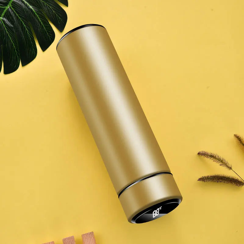 500 ml Digital Thermosbecher Intelligente Temperaturanzeige Wasserflasche Wärmekonservierung Vakuum Thermoskanne für Kaffee Tee - GYLDNE GRÆNSE Gourmet Online Shop