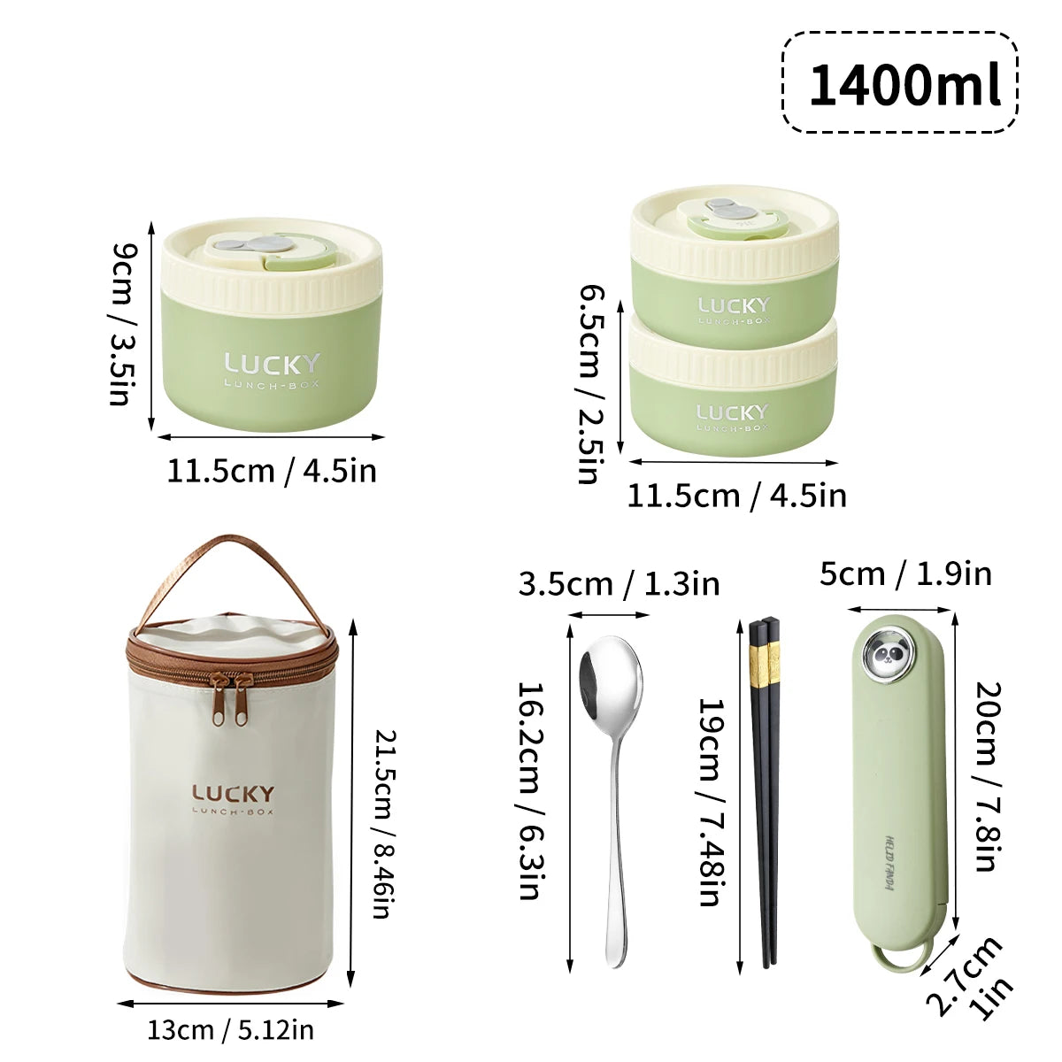 WORTHBUY Tragbare versiegelte thermische Lunchbox für Kinder Stapelbare Mikrowelle 304 Edelstahl Bento Box Isolierter Lebensmittelbehälter - GYLDNE GRÆNSE Gourmet Online Shop