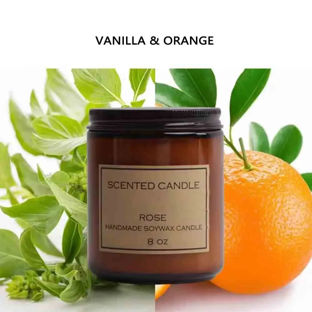 Duftkerzen Rauchfrei Soja Kerze Ätherisches Öl Aromatische Kerze Luxus Dekoration Kerze Hochzeit Geschenke Party Home Decoration - GYLDNE GRÆNSE Gourmet Online Shop
