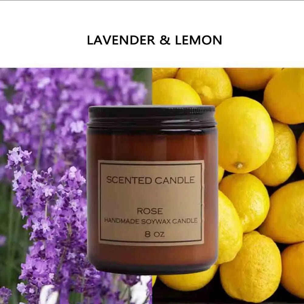 Duftkerzen Rauchfrei Soja Kerze Ätherisches Öl Aromatische Kerze Luxus Dekoration Kerze Hochzeit Geschenke Party Home Decoration - GYLDNE GRÆNSE Gourmet Online Shop