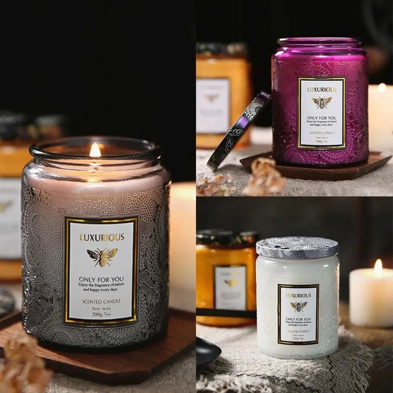 eine duftende Kerzendosen Raumdekoration Sojawachs rauchfrei Aroma niedrige Temperatur romantisches Öl Duft Velas Geburtstagskerzen - GYLDNE GRÆNSE Gourmet Online Shop