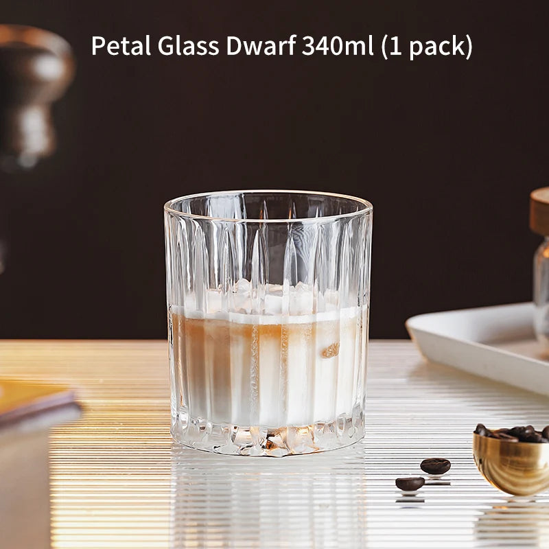 Bincoo Kaffeeglas Australische weiße Tasse Latte Tasse Einfache Retro Dirty Ice Amerikanische Vertikale Kaffeetasse - GYLDNE GRÆNSE Gourmet Online Shop