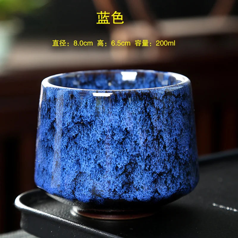 Retro Teetasse Ofen Transformation Keramik Kaffeetasse Haushalt Wasserschale Rohe Keramik Kreatives Büro Trinkgeschirr 200ML - GYLDNE GRÆNSE Gourmet Online Shop
