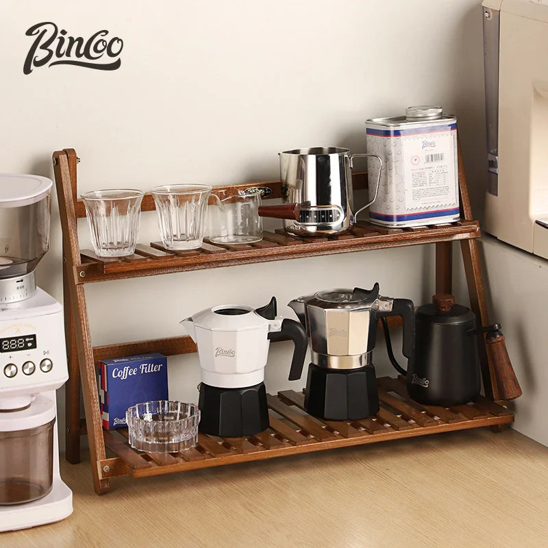 Bincoo Kaffee Utensilien Aufbewahrungsregal, Home Storage Rack, Barwerkzeug, Kaffeetasse - GYLDNE GRÆNSE Gourmet Online Shop