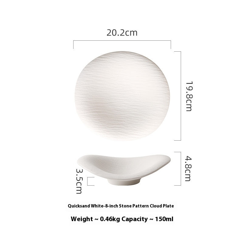 Keramik Spezial geformte Platte Western Food Plate Dessert Bowl Sense - GYLDNE GRÆNSE Gourmet Online Shop