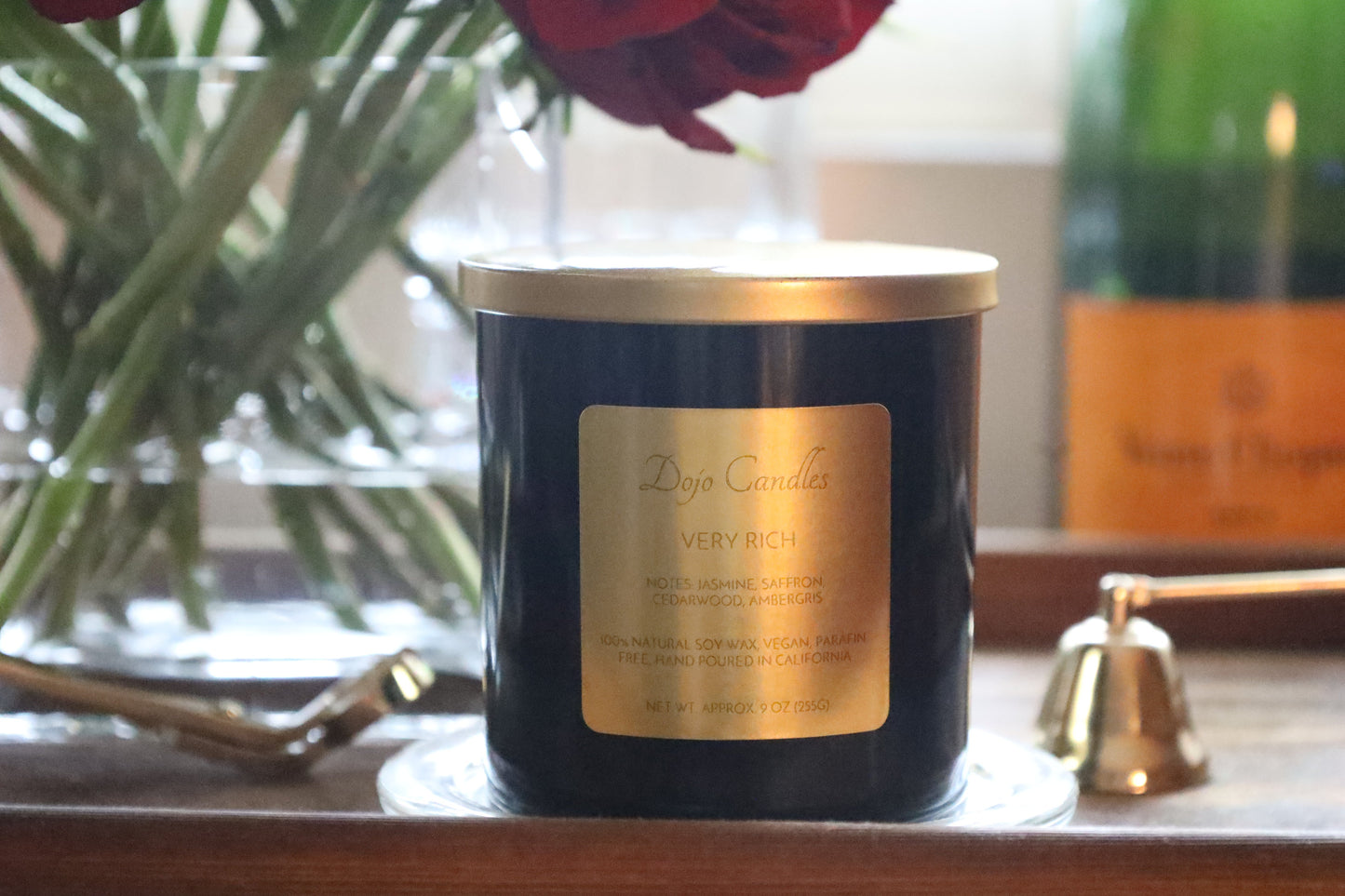 Very Rich (Baccarat Rouge 540 Dupe) Luxury Candle Parfum Duftkerze - GYLDNE GRÆNSE Gourmet Online Shop