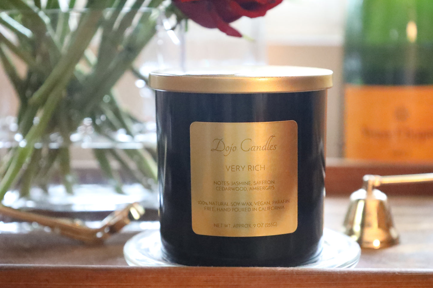 Very Rich (Baccarat Rouge 540 Dupe) Luxury Candle Parfum Duftkerze - GYLDNE GRÆNSE Gourmet Online Shop