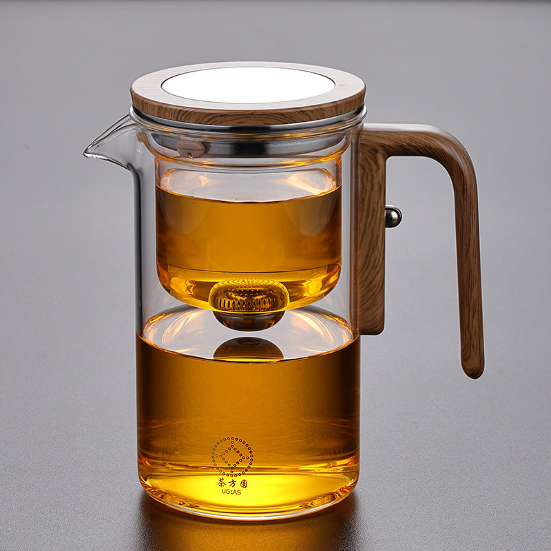 Tee Teekanne Teetrennung elegante Tasse alle Glas hitzebeständig Filter Tee Brühen Kung Fu Teeset magnetische Saug-Teetasse - G﻿YLDNE GRÆNSE Gourmet Online Shop 