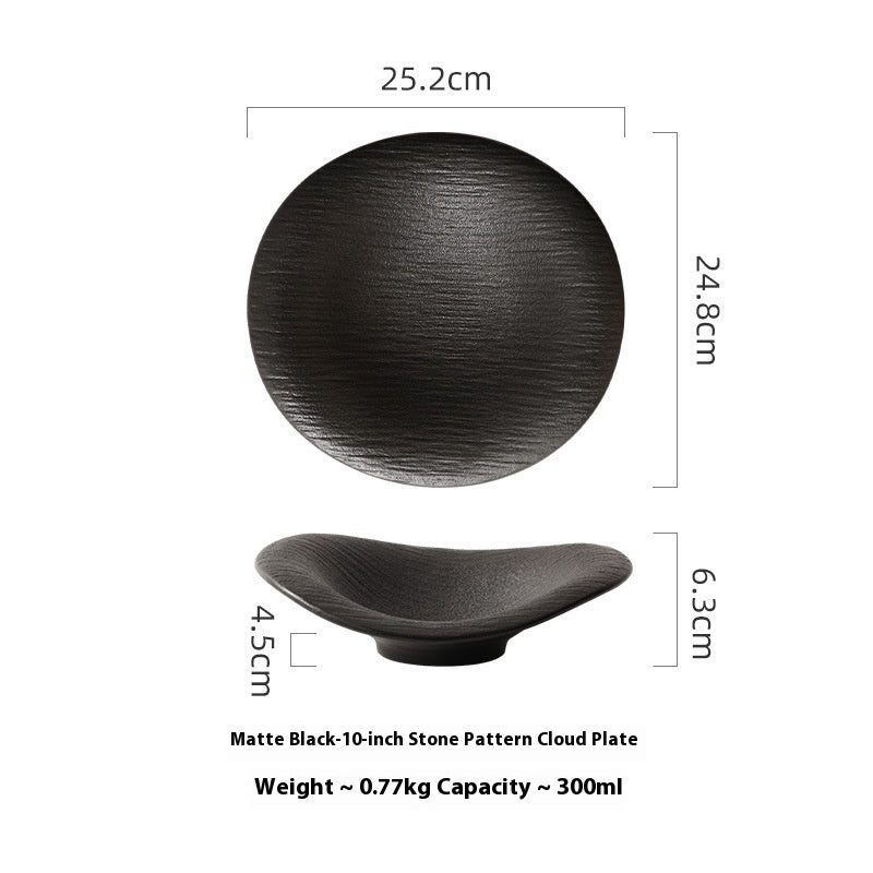 Keramik Spezial geformte Platte Western Food Plate Dessert Bowl Sense - G﻿YLDNE GRÆNSE Gourmet Online Shop 