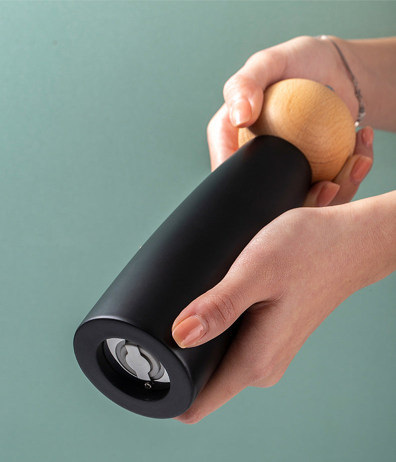 Küche Einstellbare Rauheit Holz Pfeffermühle Mühle Holz Manuelle Meerkeramik Mahlwerk Salzmühle - G﻿YLDNE GRÆNSE Gourmet Online Shop 