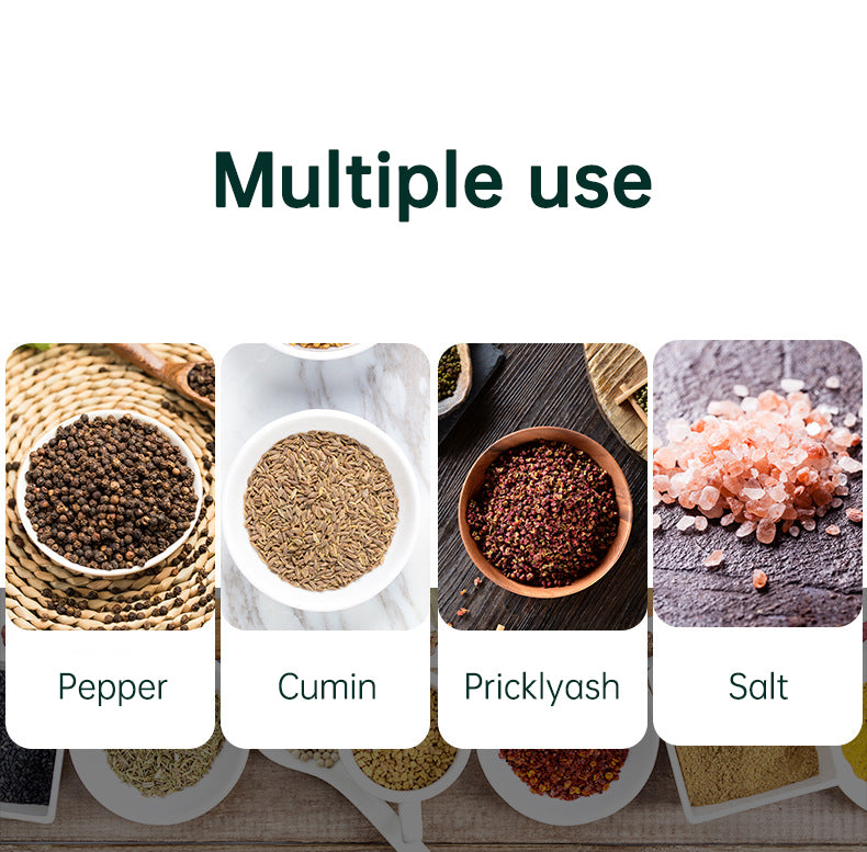 Küche Einstellbare Rauheit Holz Pfeffermühle Mühle Holz Manuelle Meerkeramik Mahlwerk Salzmühle - G﻿YLDNE GRÆNSE Gourmet Online Shop 