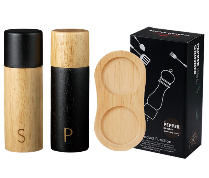 Eiche Pfeffer Mühle Salz- und Pfeffermühle Holz Salzmühle Pfeffermühle mit verstellbarem Keramikrotor - G﻿YLDNE GRÆNSE Gourmet Online Shop 