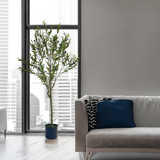 150CM Olivenbaum künstlich ARTIFICIAL OLIVE TREE - G﻿YLDNE GRÆNSE Gourmet Online Shop 