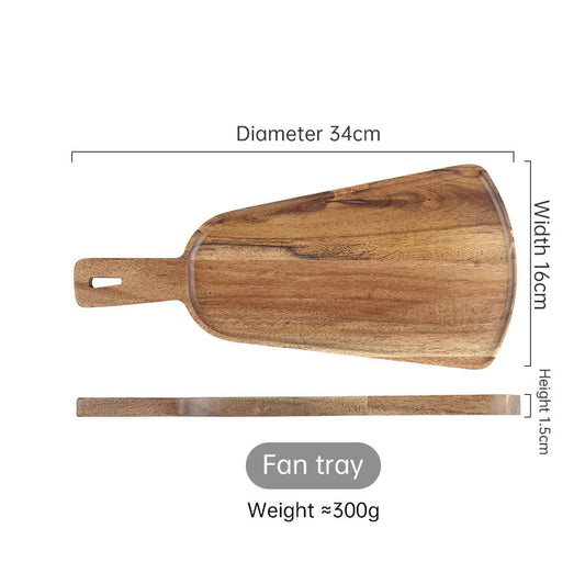 Akazienholz Pizzateller Küche Geschirr Holz Steak Sushi Barbecue Brottablett Geschirr Westliche Gerichte - G﻿YLDNE GRÆNSE Gourmet Online Shop 