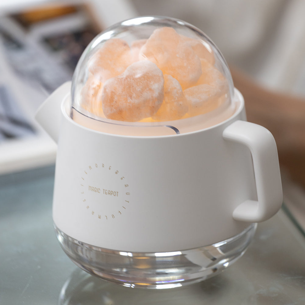 Kreativer Wasserkocher Luftbefeuchter Schlafsaal Schlafzimmer Wireless Silent Salt Stone Aromatherapie-Maschine Spray Diffusor - G﻿YLDNE GRÆNSE Gourmet Online Shop 
