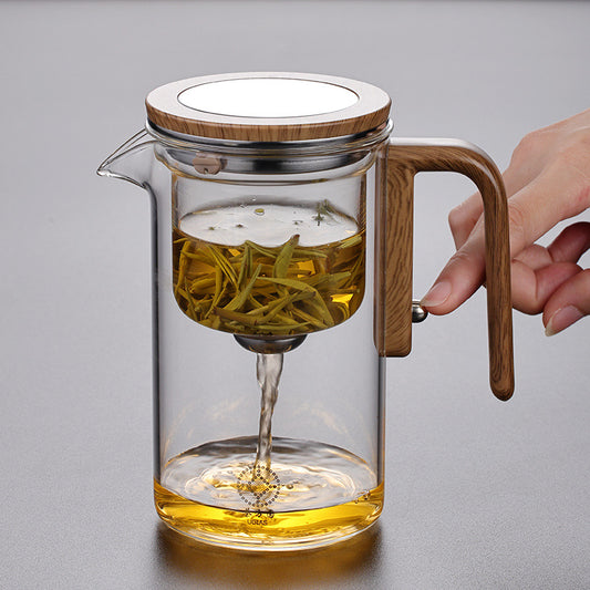 Tee Teekanne Teetrennung elegante Tasse alle Glas hitzebeständig Filter Tee Brühen Kung Fu Teeset magnetische Saug-Teetasse - G﻿YLDNE GRÆNSE Gourmet Online Shop 