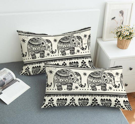 Bettwäsche Kissenbezug Böhmischer Elefant 3D-Druck Kissenbezug Kissenbettwäsche - G﻿YLDNE GRÆNSE Gourmet Online Shop 