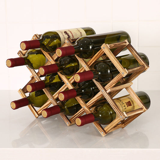 Rotweinregal Massivholz Haushalt klein modern einfach Rotweinschrank Vitrine Regal Rotweinregal - G﻿YLDNE GRÆNSE Gourmet Online Shop 