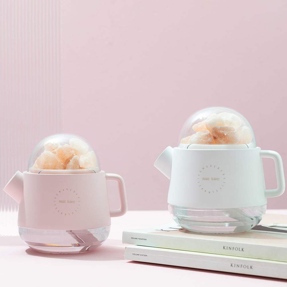 Kreativer Wasserkocher Luftbefeuchter Schlafsaal Schlafzimmer Wireless Silent Salt Stone Aromatherapie-Maschine Spray Diffusor - G﻿YLDNE GRÆNSE Gourmet Online Shop 
