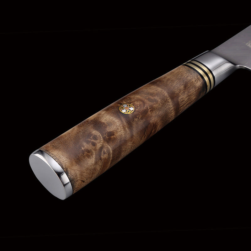 Damast Kochmesser 7 Zoll Sande Messer Fischgrätenmuster Scharfes Sushi Messer Haushalt Fisch Rohes Messer - G﻿YLDNE GRÆNSE Gourmet Online Shop 
