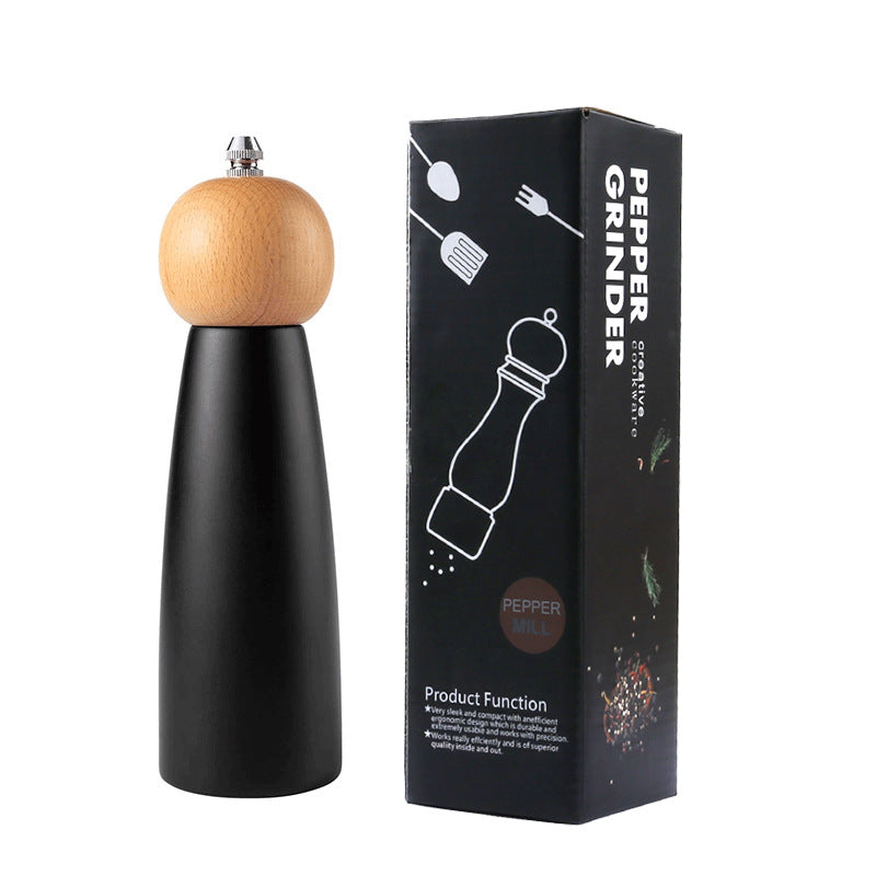 Küche Einstellbare Rauheit Holz Pfeffermühle Mühle Holz Manuelle Meerkeramik Mahlwerk Salzmühle - G﻿YLDNE GRÆNSE Gourmet Online Shop 