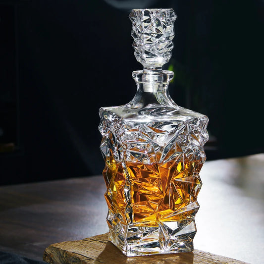 Kristallglas Wein Rote Flasche + 2 STÜCKE Tassen Wein Karaffe Whisky Liqour Ausgießer Home Bar Wodka Bier Flasche Glas Krug JR - G﻿YLDNE GRÆNSE Gourmet Online Shop 