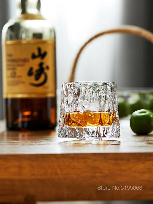 Blüte Französisch Spin Weinglas drehen 360° nicht fallen Whisky Gläser Top Whisky XO Chivas Rock Cup Restaurant Desserts Tumbler - G﻿YLDNE GRÆNSE Gourmet Online Shop 