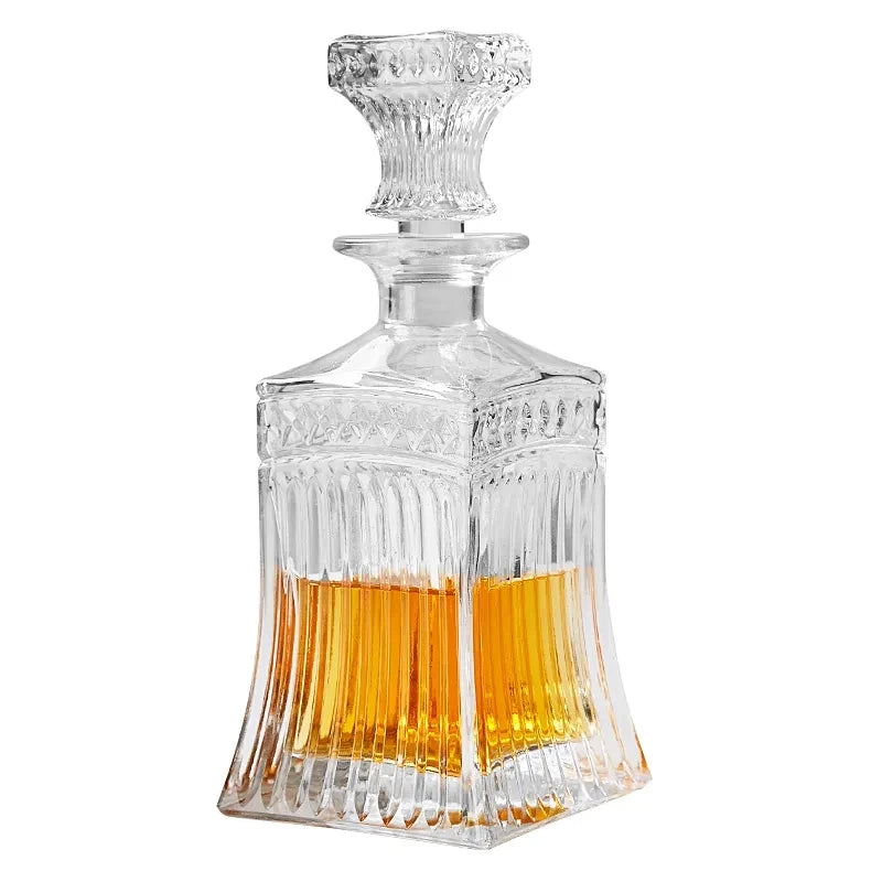 Kristallglas Wein Rote Flasche + 2 STÜCKE Tassen Wein Karaffe Whisky Liqour Ausgießer Home Bar Wodka Bier Flasche Glas Krug JR - G﻿YLDNE GRÆNSE Gourmet Online Shop 