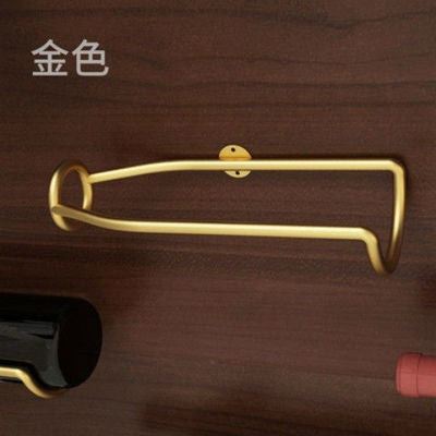 Wandregal aus Schmiedeeisen im europäischen Stil Einzelnes wandmontiertes Weinregal Kreatives dekoratives Gestell hängendes Weinregal Display-Gestell - G﻿YLDNE GRÆNSE Gourmet Online Shop 