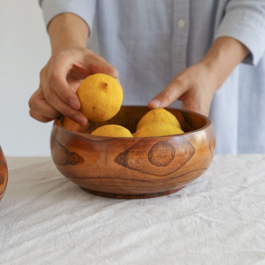 Extra großes neues Waschbecken aus Massivholz aus Jujubeholz - G﻿YLDNE GRÆNSE Gourmet Online Shop 