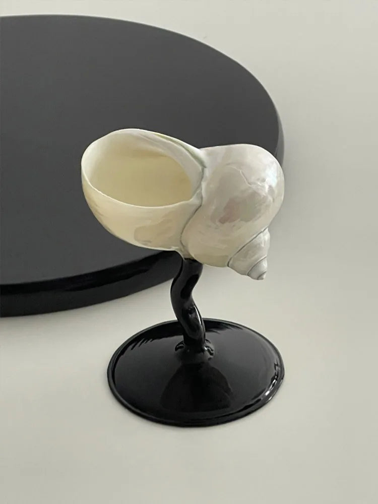 Nordisch Handgemachte Natürliche Muschel Küste Weinglas Kreative Party Trinkset Maritim Nische Champagner Gläser Bar High-End Utensilien - G﻿YLDNE GRÆNSE Gourmet Online Shop 