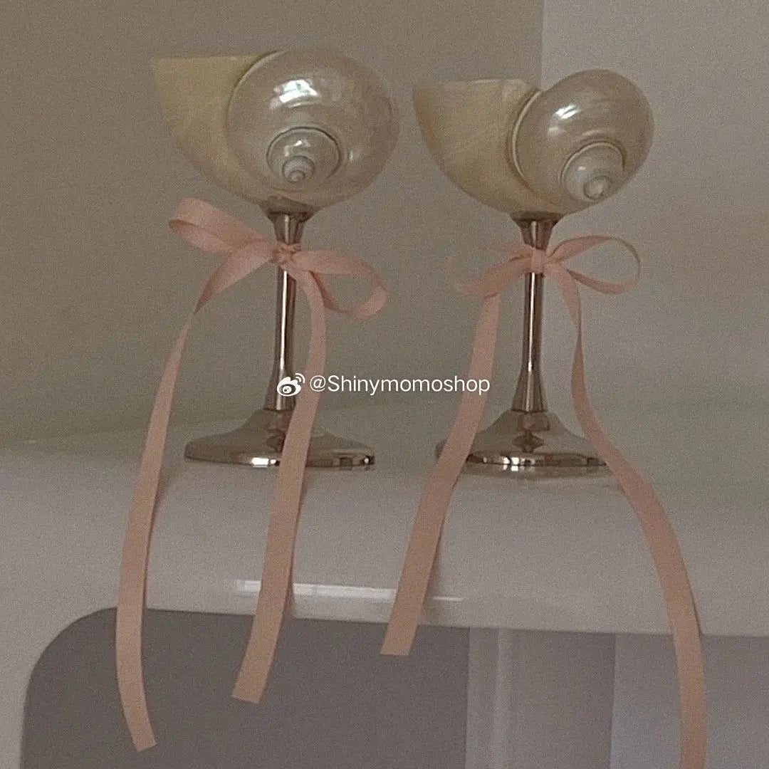 Handgemachte natürliche Muschel Weinglas moderne kreative Nische Weihnachtsgeschenk Geschenk Dekoration Ornamente Haushalt Muschel Kerzenständer - G﻿YLDNE GRÆNSE Gourmet Online Shop 