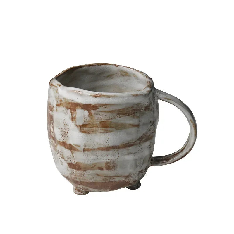 Japanischer Stil Raue Keramik Handgemachte Tasse Imitation Alte Kaffeetasse Keramik Retro Trinktasse Individuelle Trinktee Tasse Milch - G﻿YLDNE GRÆNSE Gourmet Online Shop 