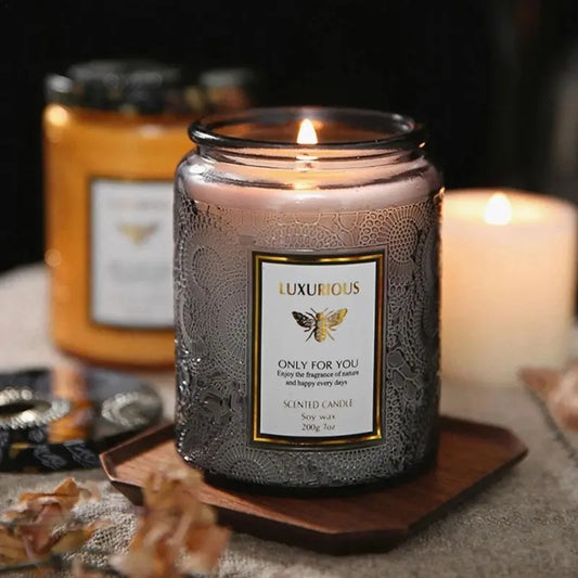 eine duftende Kerzendosen Raumdekoration Sojawachs rauchfrei Aroma niedrige Temperatur romantisches Öl Duft Velas Geburtstagskerzen - G﻿YLDNE GRÆNSE Gourmet Online Shop 