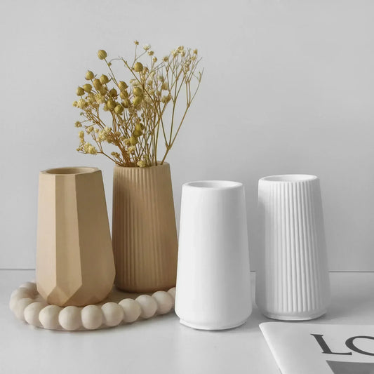 3D Blumen Arrangiergerät Vase Epoxidharz Silikonform DIY Zement Vase Form Home Decor Ornament Blume Arranger Form Handwerk - G﻿YLDNE GRÆNSE Gourmet Online Shop 
