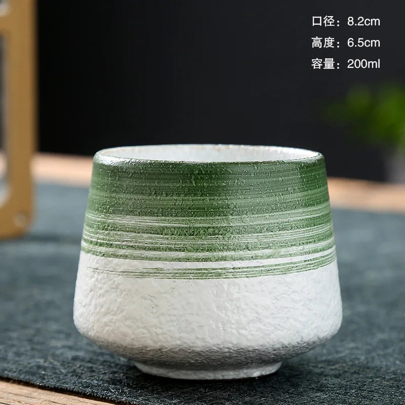 Retro Teetasse Ofen Transformation Keramik Kaffeetasse Haushalt Wasserschale Rohe Keramik Kreatives Büro Trinkgeschirr 200ML - G﻿YLDNE GRÆNSE Gourmet Online Shop 